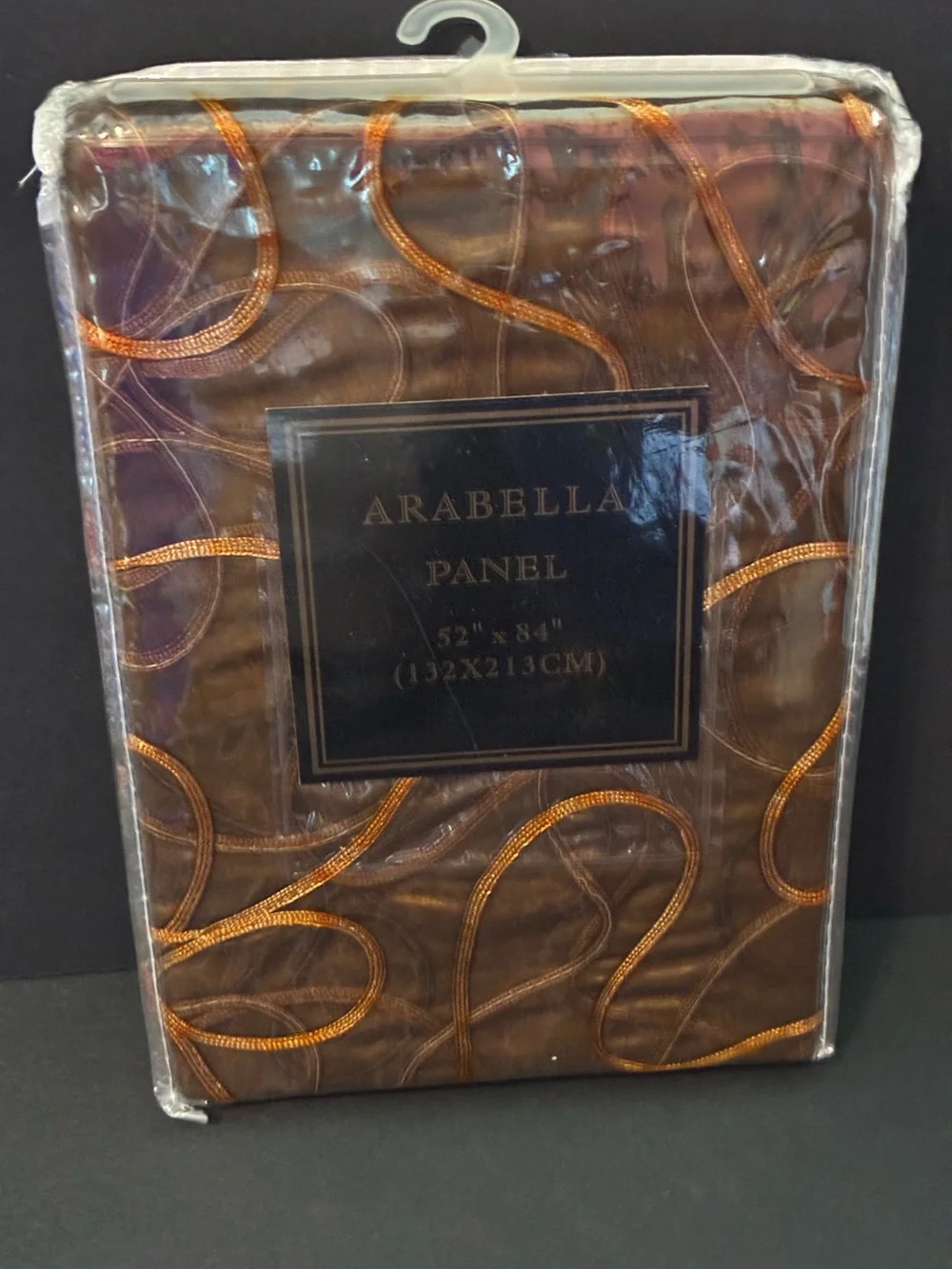 Chocolate Brown Arabella panel